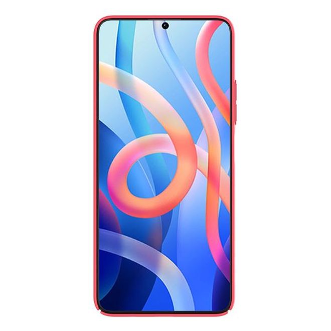 Nillkin - Xiaomi Poco M4 Pro 5G Hülle - Kunststoff Case - Super Frosted Shield Series - rot