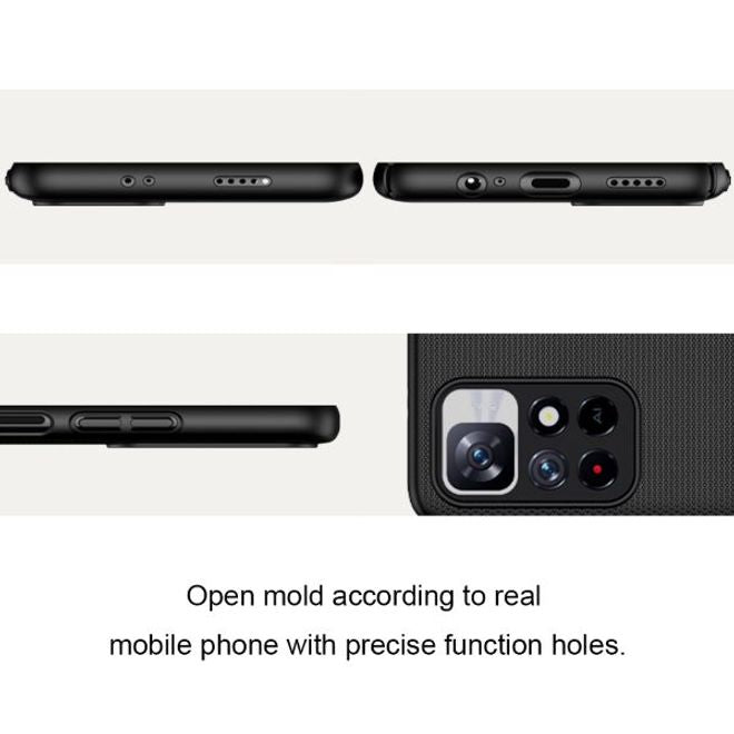 Nillkin - Xiaomi Poco M4 Pro 5G Hülle - Kunststoff Case - Super Frosted Shield Series - rot