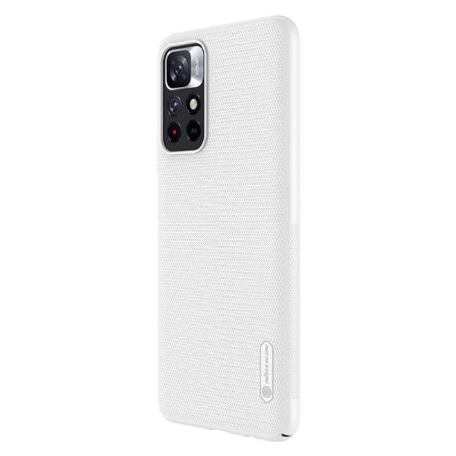 Nillkin - Xiaomi Poco M4 Pro 5G Hülle - Kunststoff Case - Super Frosted Shield Series - weiss