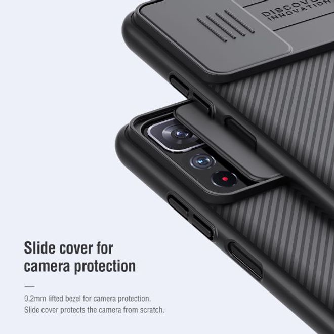Nillkin - Xiaomi Poco M4 Pro 5G Hülle - Plastik Hardcase - CamShield Series - schwarz