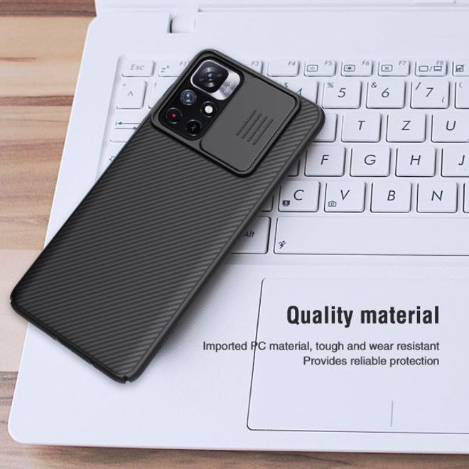 Nillkin - Xiaomi Poco M4 Pro 5G Hülle - Plastik Hardcase - CamShield Series - schwarz