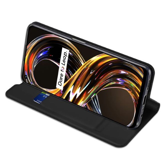 Dux Ducis - Realme 8i Hülle - Handy Bookcover - Skin Pro Series - schwarz