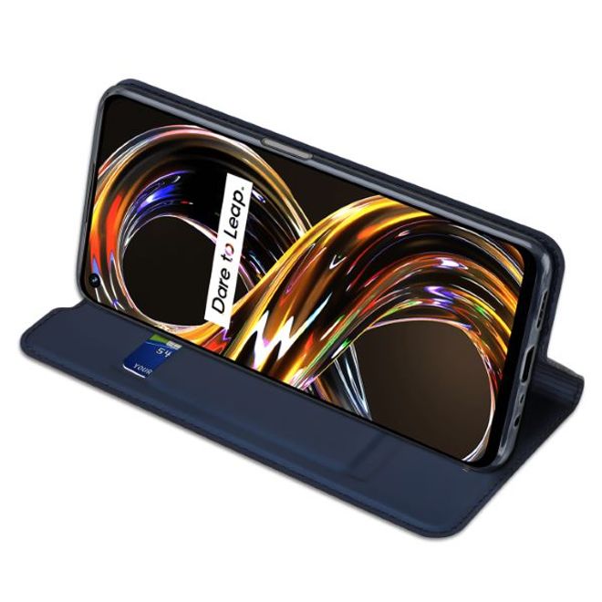 Dux Ducis - Realme 8i Hülle - Handy Bookcover - Skin Pro Series - blau