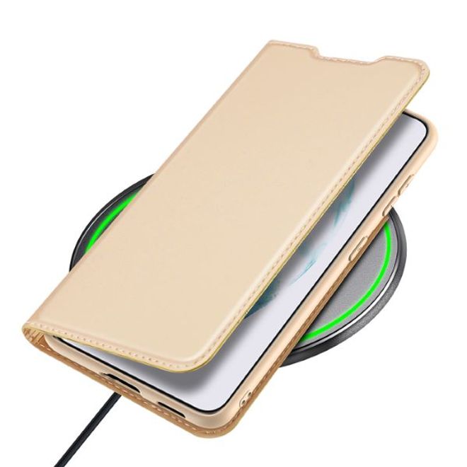 Dux Ducis - Samsung Galaxy S22+ Hülle - Handy Bookcover - Skin Pro Series - gold