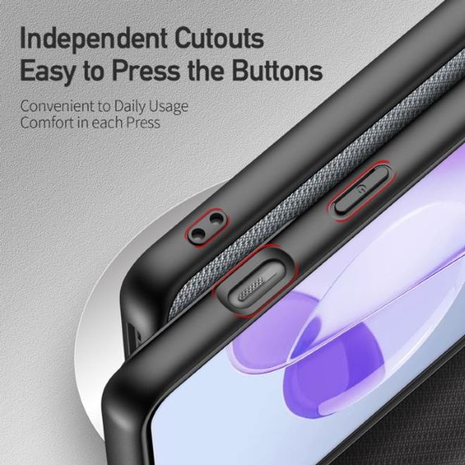 Dux Ducis - OnePlus 9RT 5G Hülle - Schickes Hardcase - Fino Series - blau