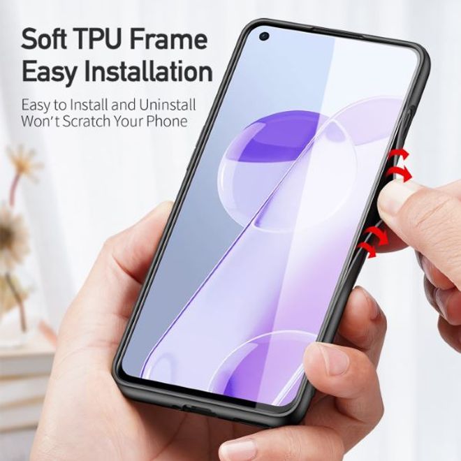 Dux Ducis - OnePlus 9RT 5G Hülle - Schickes Hardcase - Fino Series - blau