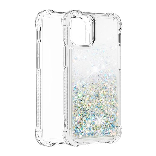 iPhone 13 Pro Hülle - Glitter Softcase - mehrfarbig