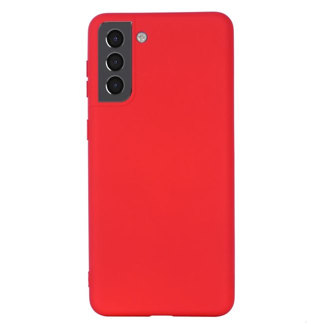 Samsung Galaxy S22+ Hülle - Softcase Silikon Series - rot