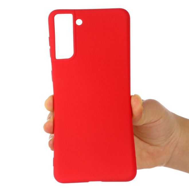 Samsung Galaxy S22+ Hülle - Softcase Silikon Series - rot