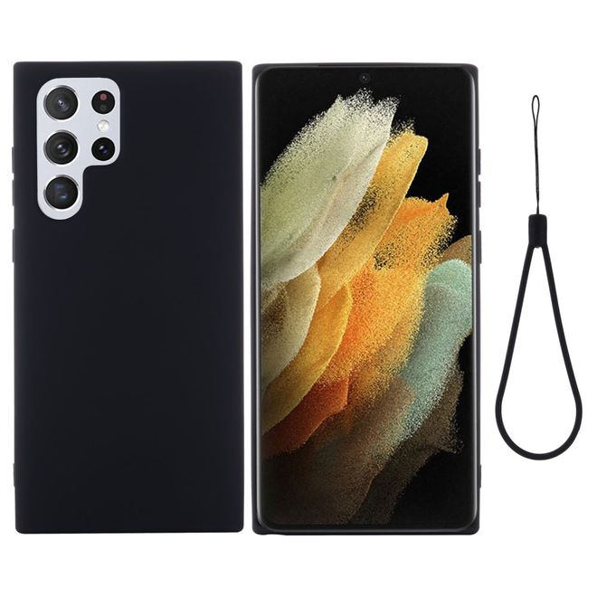 Samsung Galaxy S22 Ultra Hülle - Softcase Silikon Series - schwarz