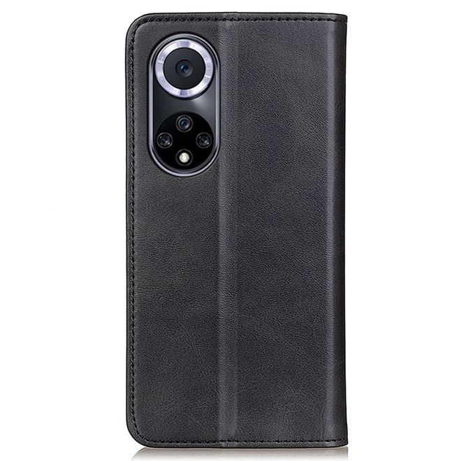 Honor 50 Handy Hülle - Classic V Leder Bookcover Series - schwarz