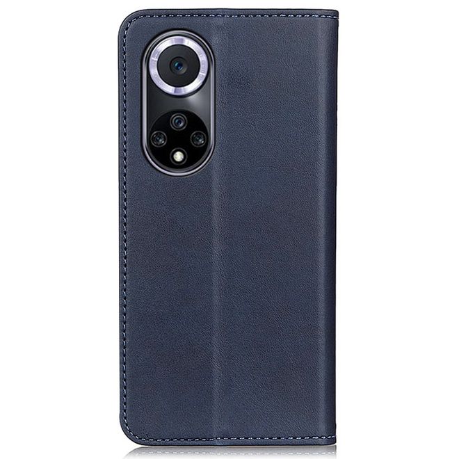 Honor 50 Handy Hülle - Classic V Leder Bookcover Series - blau