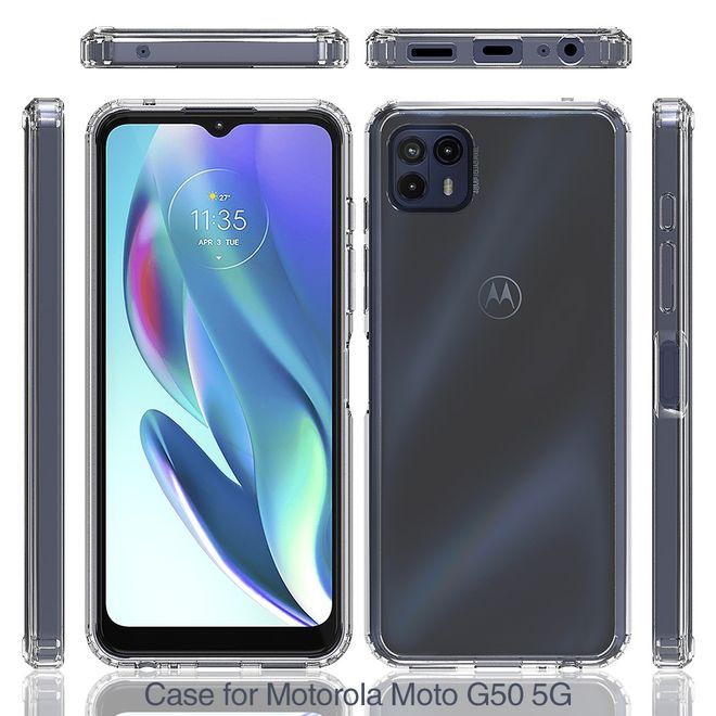Motorola Moto G50 5G Handyhülle - Softcase TPU Series - transparent