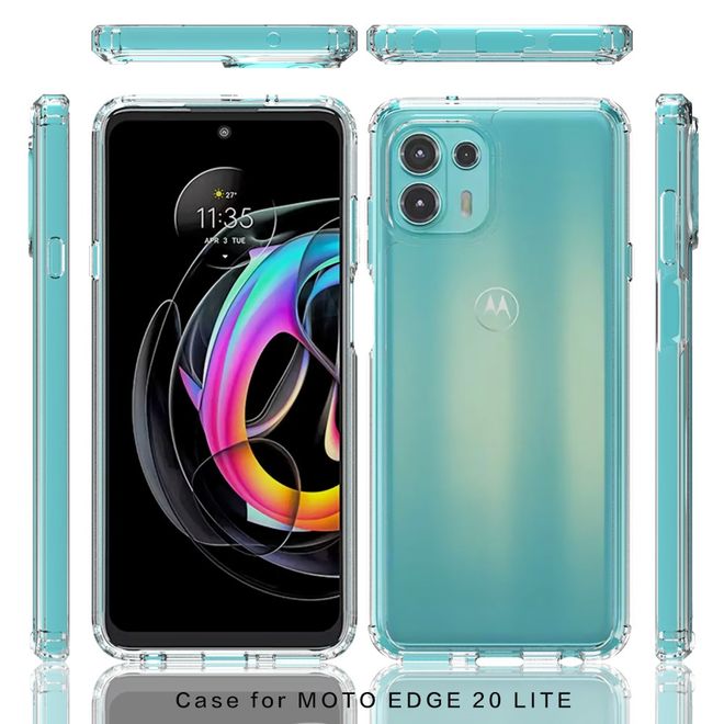 Motorola Edge 20 Lite Handyhülle - Softcase TPU Series - transparent
