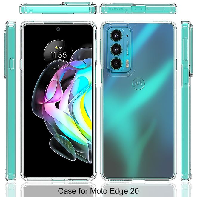 Motorola Edge 20 Handyhülle - Softcase TPU Series - transparent