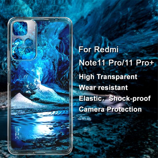 Imak - Xiaomi Redmi Note 11 Pro 5G / 11 Pro+ 5G Hülle - Softcase aus TPU - UX-5 Series - transparent