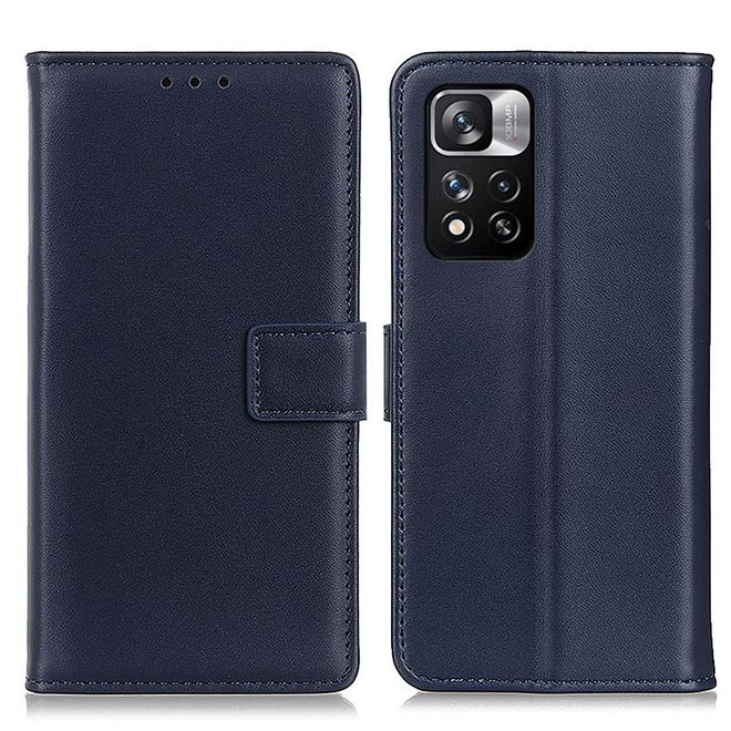 Xiaomi Redmi Note 11 Pro 5G / 11 Pro+ 5G Handy Hülle - Classic II Leder Bookcover Series - blau