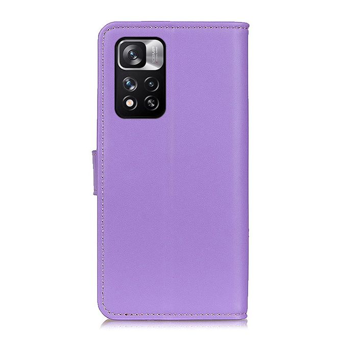 Xiaomi Redmi Note 11 Pro 5G / 11 Pro+ 5G Handy Hülle - Classic II Leder Bookcover Series - purpur