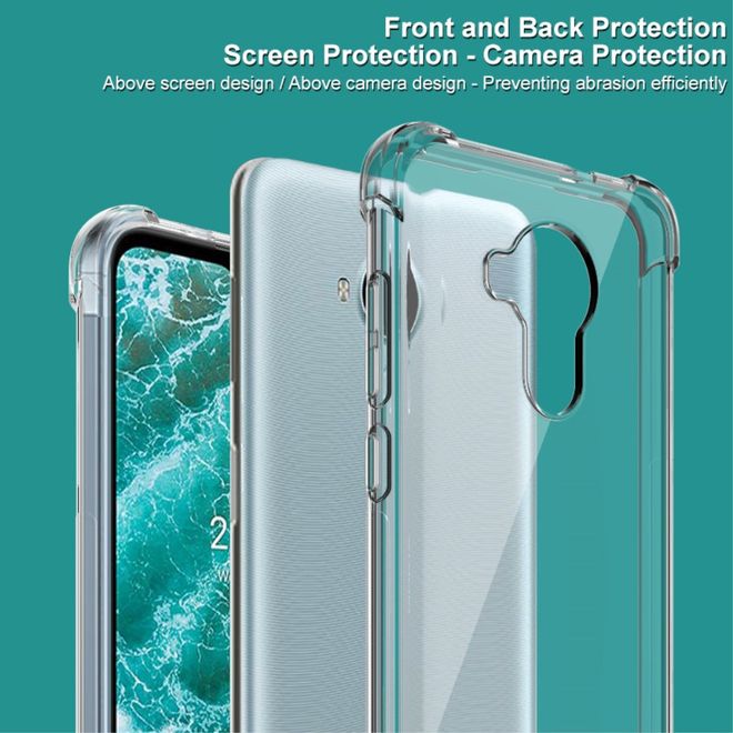 Imak - Nokia C30 Handyhülle - Case aus TPU Plastik - inklusive Schutzfolie - transparent