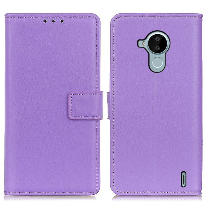 Nokia C30 Handy Hülle - Classic II Leder Bookcover Series - purpur