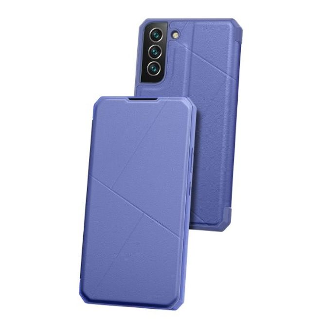Dux Ducis - Samsung Galaxy S22+ Hülle - Robustes Handy Bookcover - Skin X Series - blau