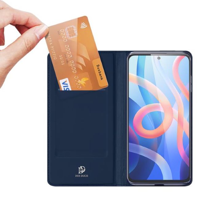 Dux Ducis - Xiaomi Poco M4 Pro 5G Hülle - Handy Bookcover - Skin Pro Series - blau