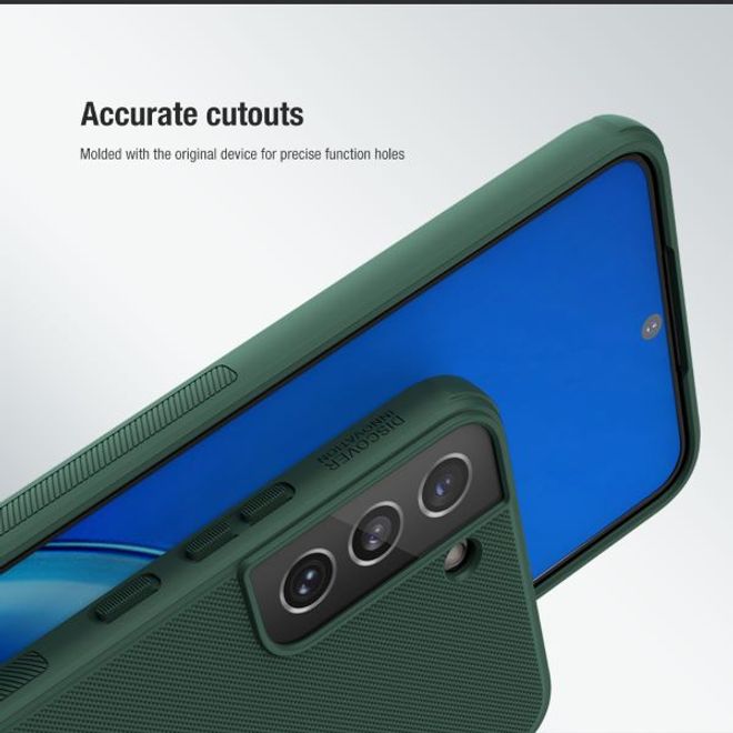 Nillkin - Samsung Galaxy S22+ Hülle - Kunststoff Case - Super Frosted Shield Series - blau