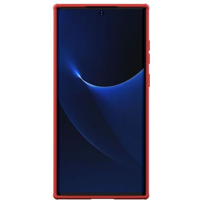 Nillkin - Samsung Galaxy S22 Ultra Hülle - Kunststoff Case - Super Frosted Shield Series - rot