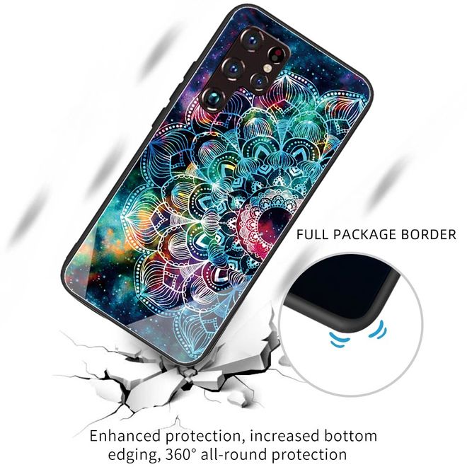 Samsung Galaxy S22 Ultra Handyhülle - Image Glas und Kunststoff Series - Mandala