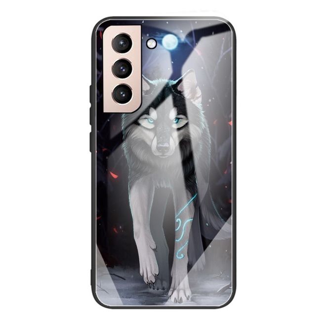 Samsung Galaxy S22+ Handyhülle - Image Glas und Kunststoff Series - Wolf