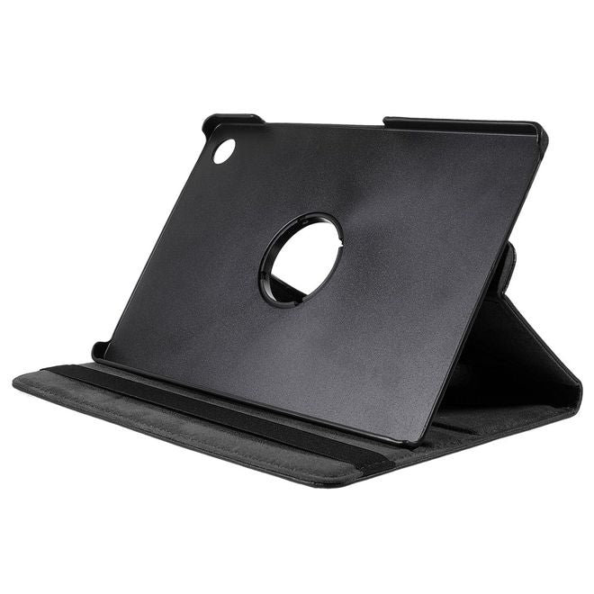 Samsung Galaxy Tab A8 (2021) Hülle - 360° rotierbares Case aus Leder - schwarz
