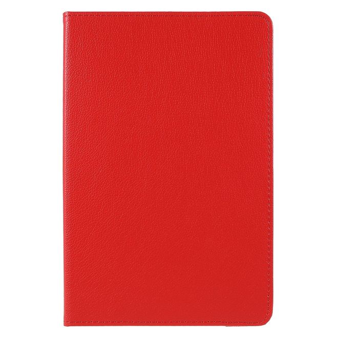 Samsung Galaxy Tab A8 (2021) Hülle - 360° rotierbares Case aus Leder - rot