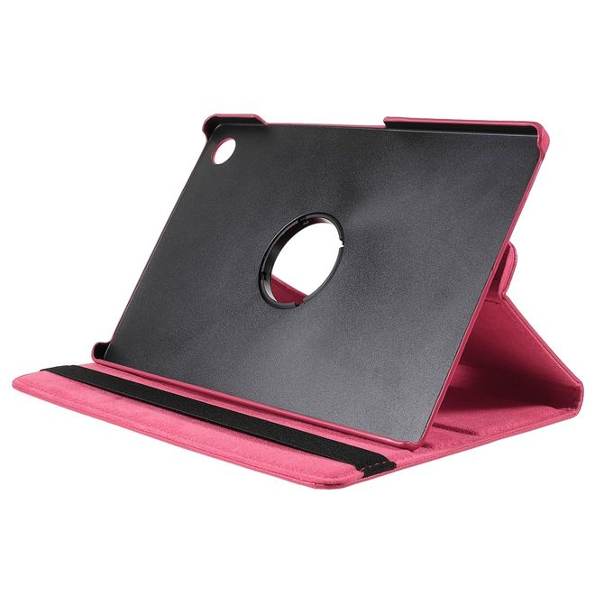 Samsung Galaxy Tab A8 (2021) Hülle - 360° rotierbares Case aus Leder - rosa