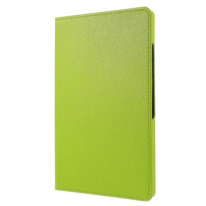 Samsung Galaxy Tab A8 (2021) Hülle - 360° rotierbares Case aus Leder - grün