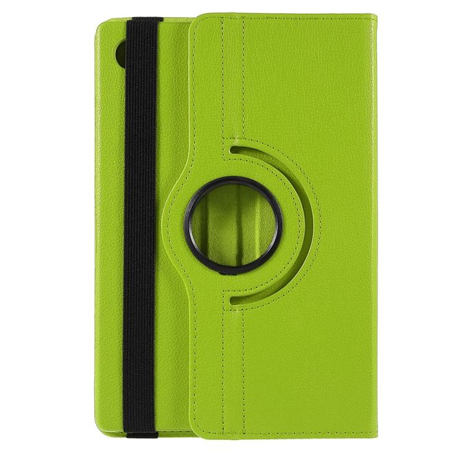 Samsung Galaxy Tab A8 (2021) Hülle - 360° rotierbares Case aus Leder - grün