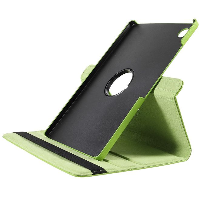 Samsung Galaxy Tab A8 (2021) Hülle - 360° rotierbares Case aus Leder - grün