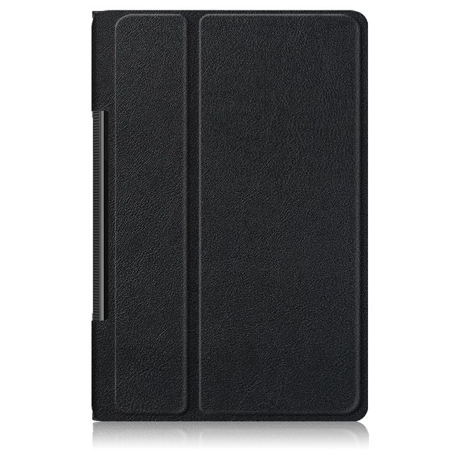 Lenovo Yoga Tab 11 Hülle - Kunstleder Bookcover mit Kickstand - schwarz