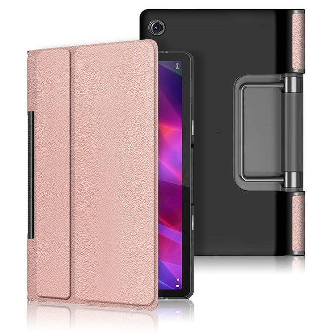 Lenovo Yoga Tab 11 Hülle - Kunstleder Bookcover mit Kickstand - rosegold