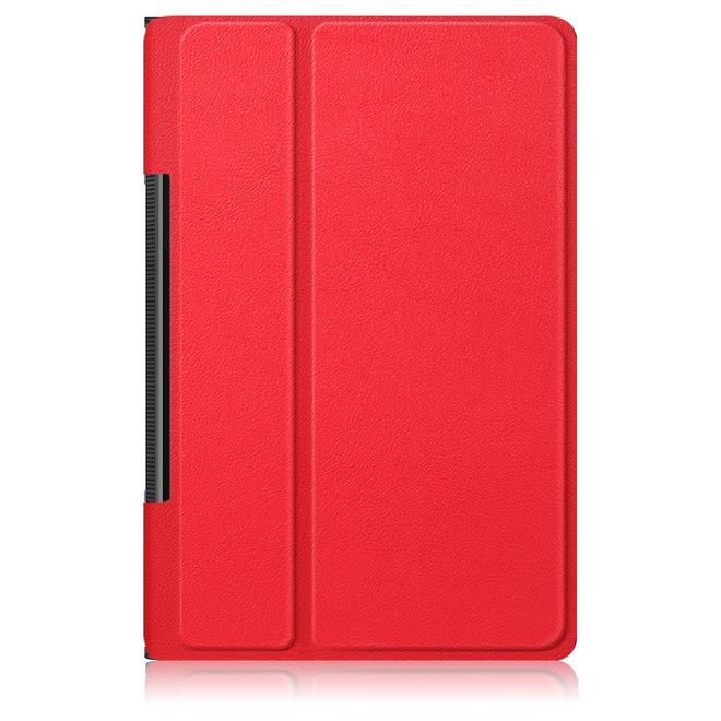 Lenovo Yoga Tab 11 Case - Faux Leather Book Cover with Kickstand - Red
