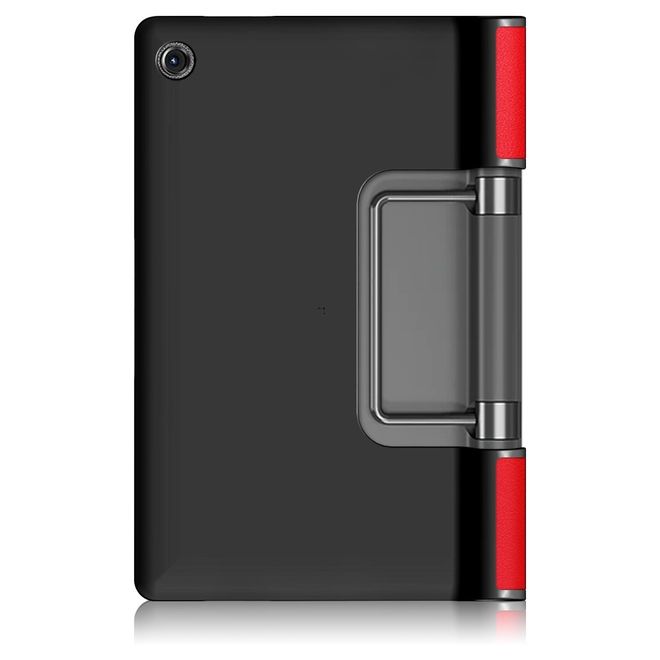 Lenovo Yoga Tab 11 Case - Faux Leather Book Cover with Kickstand - Red