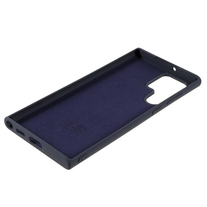 X-Level - Samsung Galaxy S22 Ultra Hülle - Silikon Softcase - Premium Series - blau