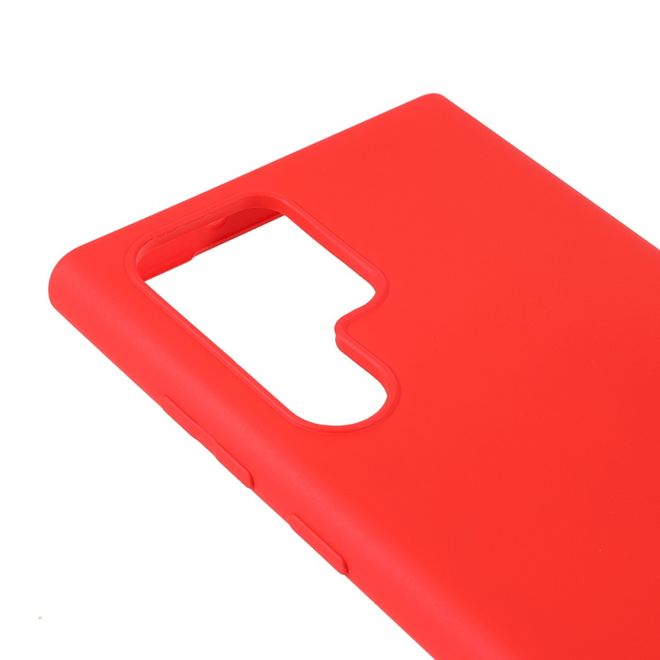 X-Level - Samsung Galaxy S22 Ultra Hülle - Silikon Softcase - Premium Series - rot