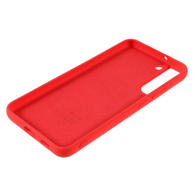 X-Level - Samsung Galaxy S22+ Hülle - Silikon Softcase - Premium Series - rot