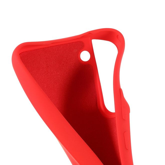 X-Level - Samsung Galaxy S22+ Hülle - Silikon Softcase - Premium Series - rot