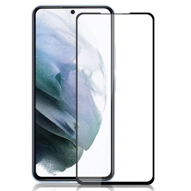 Amorus - Samsung Galaxy S22+ Schutzglas Panzer Glas - Full Glue HD Clear - schwarz