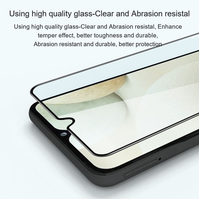 Amorus - Samsung Galaxy S22+ Schutzglas Panzer Glas - Full Glue HD Clear - schwarz