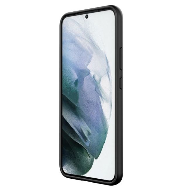 Nillkin - Samsung Galaxy S22+ Handy Case - Hülle aus Plastik/Carbon - Synthetic Fiber Series - schwarz