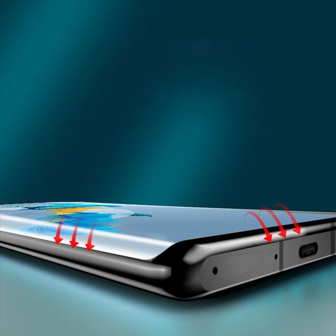 Samsung Galaxy S22 Ultra Panzerglas 3D Full Screen - Side Glue Displayschutz (0.33 mm) - schwarz