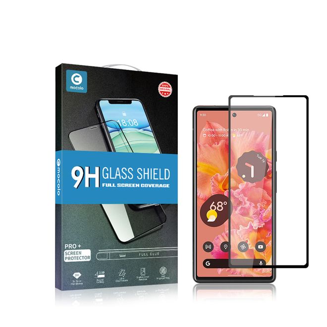 Google Pixel 6 Panzerglas 2.5D Full Cover - Full Glue Displayschutz (0.33 mm) - schwarz