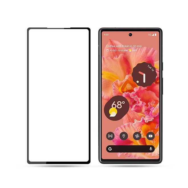 Google Pixel 6 Panzerglas 2.5D Full Cover - Full Glue Displayschutz (0.33 mm) - schwarz